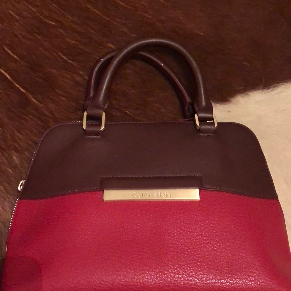 Calvine Klein two toned purse
